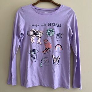 NWOT Carter’s Girl’s Cotton Long Sleeve Tee